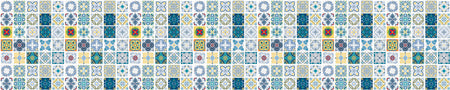 Waschbeckenrückwand Patchwork