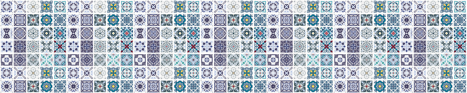 Badrückwand Patchwork
