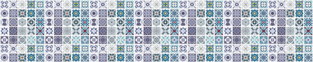 Badrückwand Patchwork