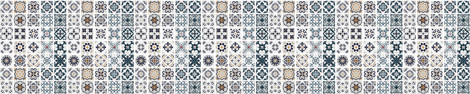 Badrückwand Patchwork
