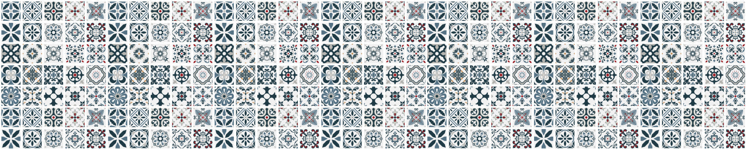 Waschbeckenrückwand Patchwork