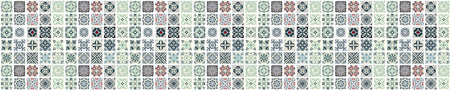 Badrückwand Patchwork