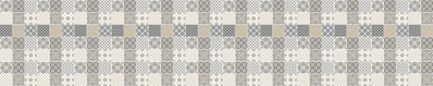 Waschbeckenrückwand Patchwork