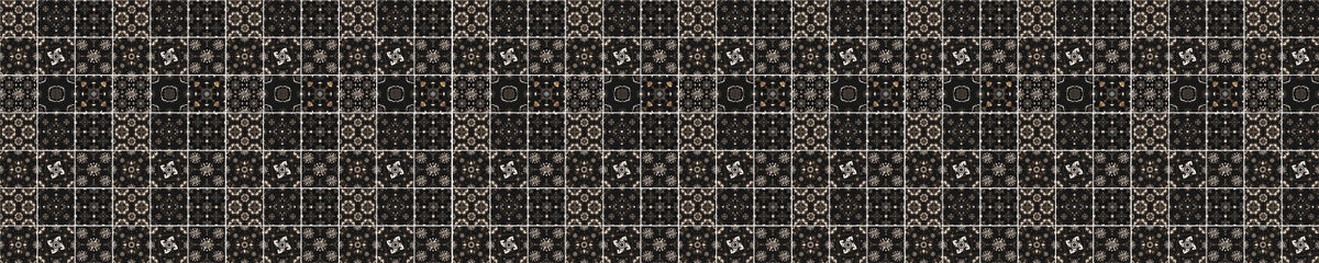 Badrückwand Patchwork