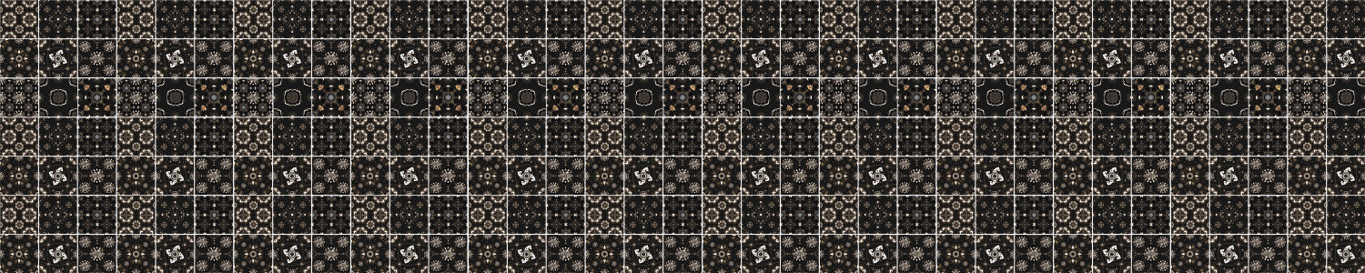 Badrückwand Patchwork