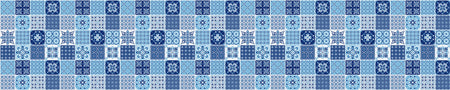 Badrückwand Patchwork