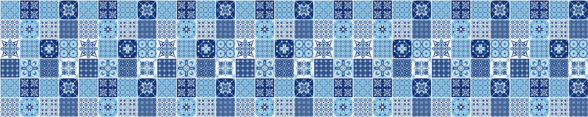 Waschbeckenrückwand Patchwork