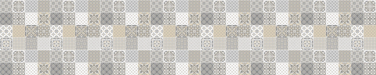 Badrückwand Patchwork