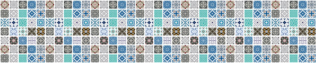 Waschbeckenrückwand Patchwork