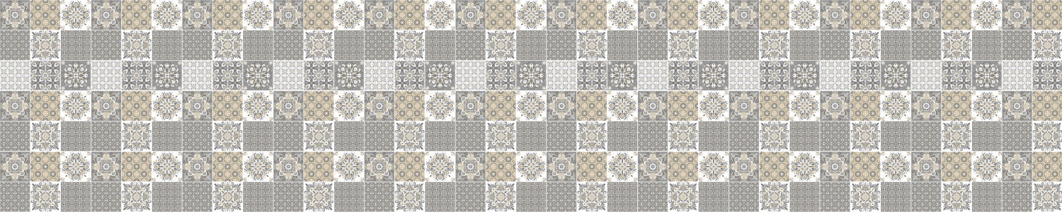 Badrückwand Patchwork