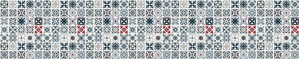 Badrückwand Patchwork