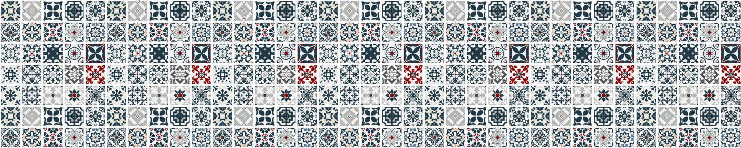 Waschbeckenrückwand Patchwork