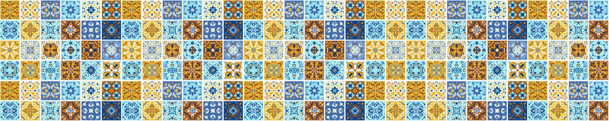 Badrückwand Patchwork