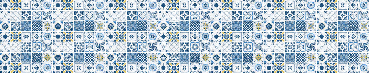 Waschbeckenrückwand Patchwork