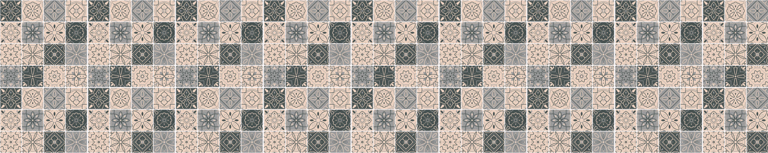 Waschbeckenrückwand Patchwork
