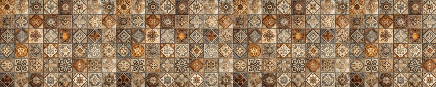 Badrückwand Patchwork
