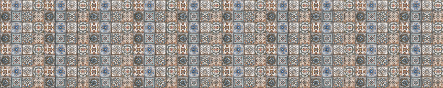Waschbeckenrückwand Patchwork