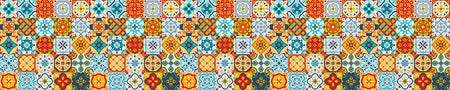 Badrückwand Patchwork
