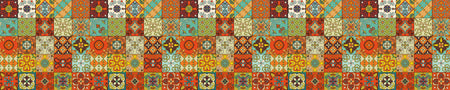Waschbeckenrückwand Patchwork