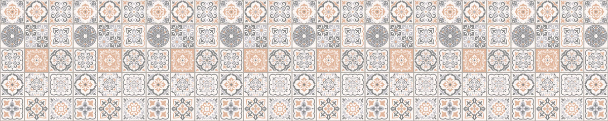 Badrückwand Patchwork