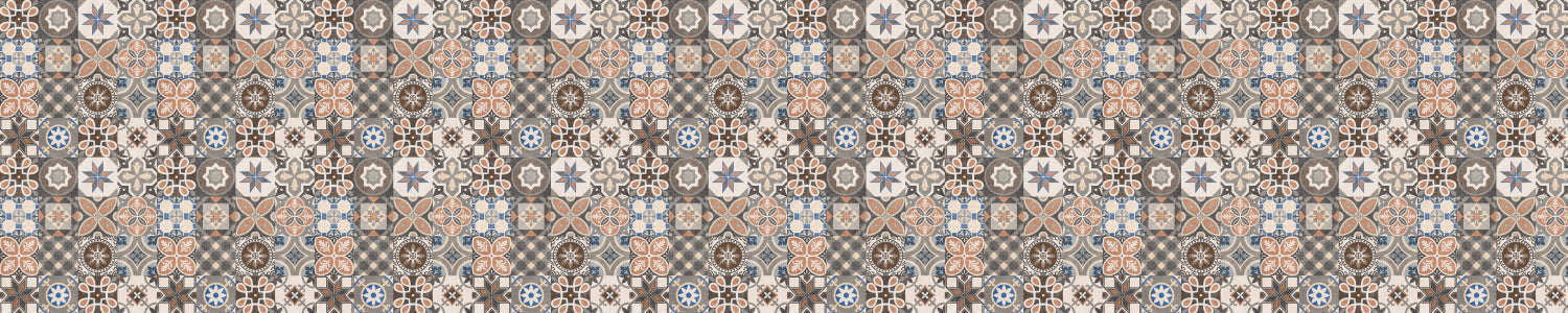 Waschbeckenrückwand Patchwork
