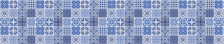 Badrückwand Patchwork
