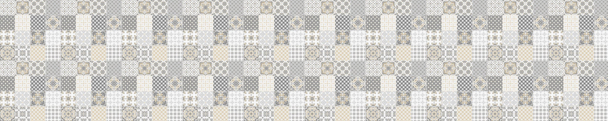 Badrückwand Patchwork