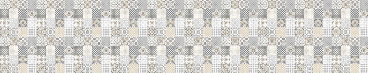Waschbeckenrückwand Patchwork