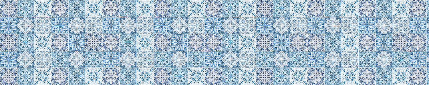 Badrückwand Patchwork