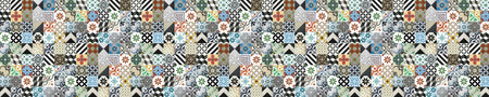 Waschbeckenrückwand Patchwork