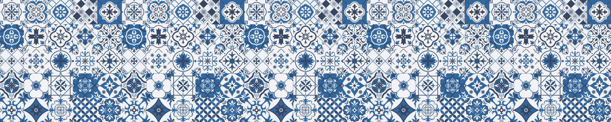 Waschbeckenrückwand Patchwork