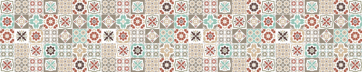 Waschbeckenrückwand Patchwork