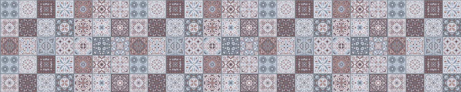 Waschbeckenrückwand Patchwork