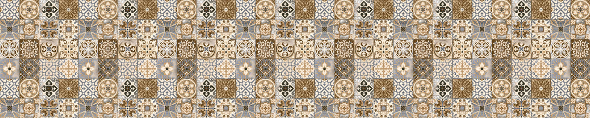 Badrückwand Patchwork