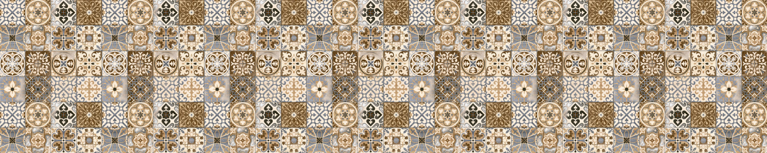 Badrückwand Patchwork