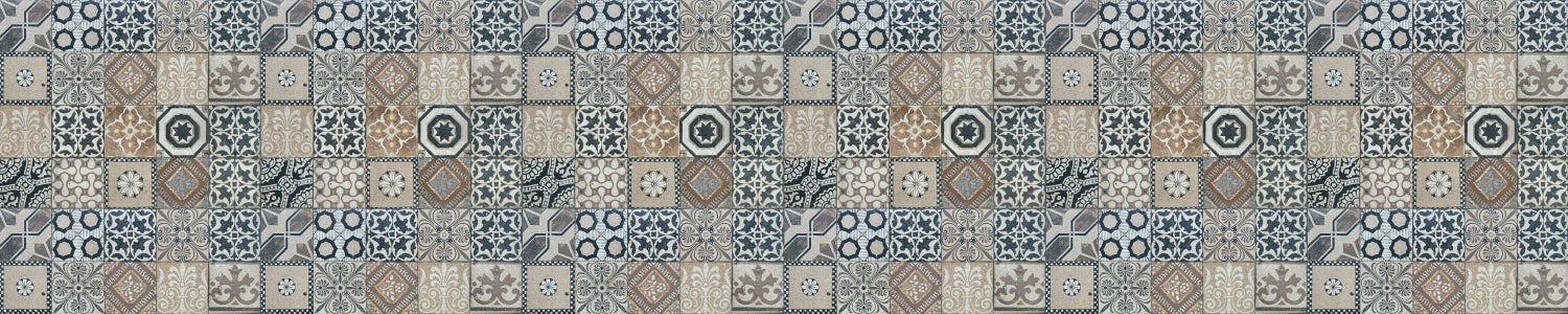Waschbeckenrückwand Patchwork