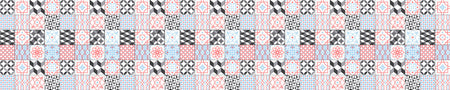 Badrückwand Patchwork