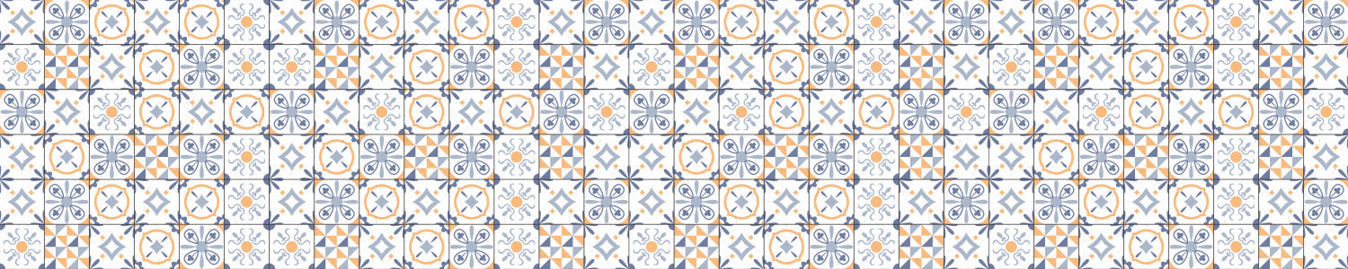 Waschbeckenrückwand Patchwork