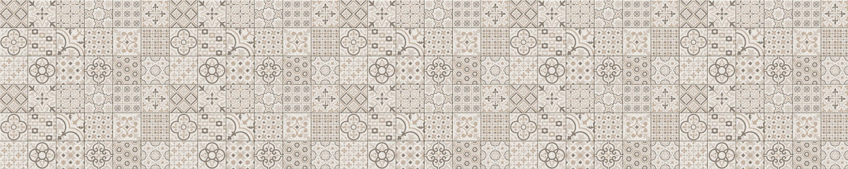 Badrückwand Patchwork