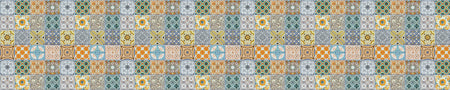 Waschbeckenrückwand Patchwork
