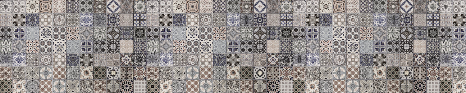 Waschbeckenrückwand Patchwork