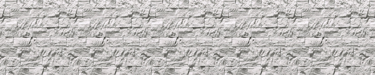 Badrückwand Steinoptik