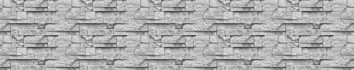 Badrückwand Steinoptik