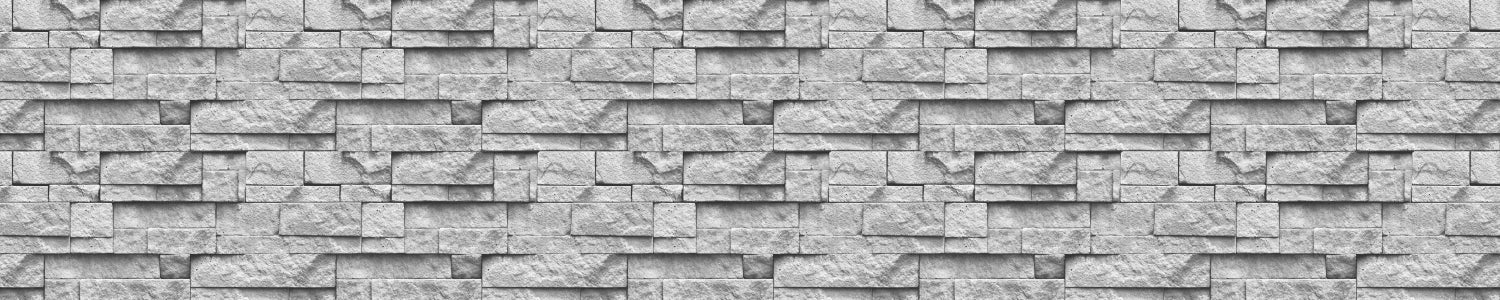 Badrückwand Steinoptik