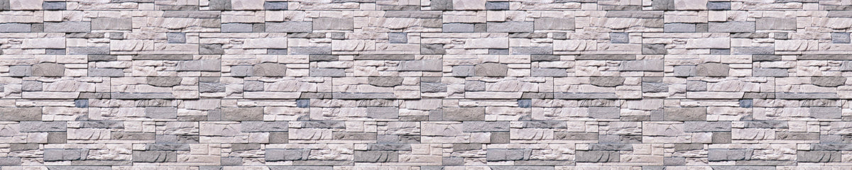 Badrückwand Steinoptik