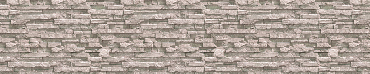 Badrückwand Steinoptik