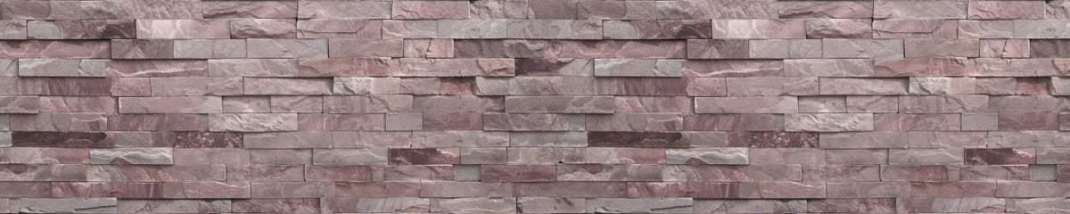 Badrückwand Steinoptik