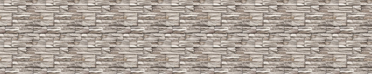 Badrückwand Steinoptik