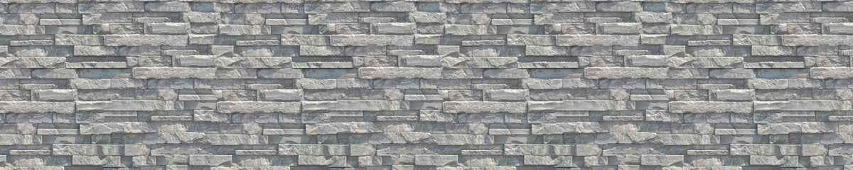Badrückwand Steinoptik