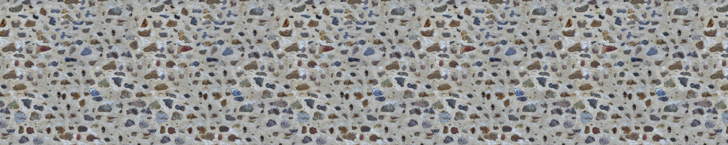 Badrückwand Steinoptik